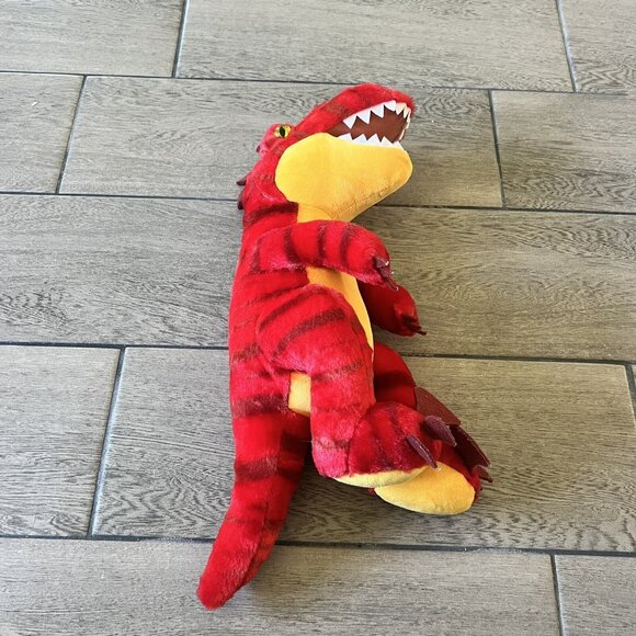 Build A Bear Red Raptor Dinosaur Plush Stuffed Animal 16” - Picture 1 of 8